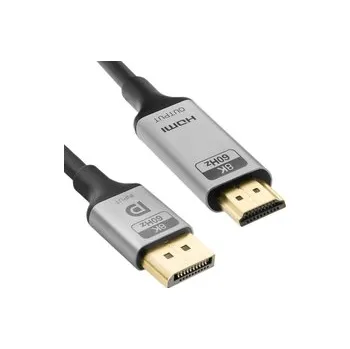 Video kabel DP HDMI kabel 8K 60Hz Spacetronik KDH-SPA020 2m