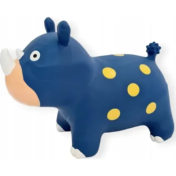 Obraz Skákadlo pro 2leté děti Gumové Nafukovací Premium Nosorožec Modrý
