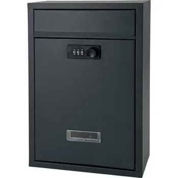 Poštovní schránka Poštovní ocelová schránka Magpie, antracitová, šedá