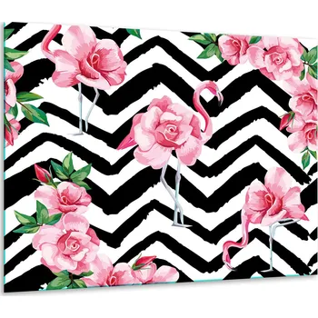 Obraz SKLENĚNÁ OCHRANNÁ DESKA NA SPORÁK 60x52 PLAMEŇÁCI