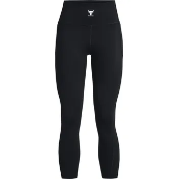 Dámské legíny Dámské kompresní 7/8 legíny s vysokým pasem Under Armour PJT ROCK MERIDIAN ANKL LGN W černé 1373591-002 - XL | UK 7,5 | US 10