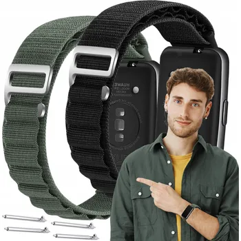 Řemínek na hodinky Řemínek ChronSmarta pro Huawei 18mm, vícebarevný