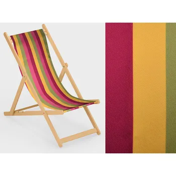 Lehátkovina šíře 44 cm s potiskem širokých barvených pruhů LH19