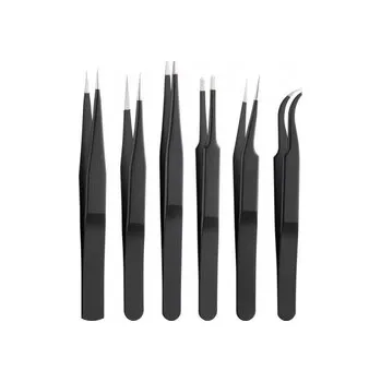 Kosmetická pinzeta Sada 6 nerezových pinzet Goobay