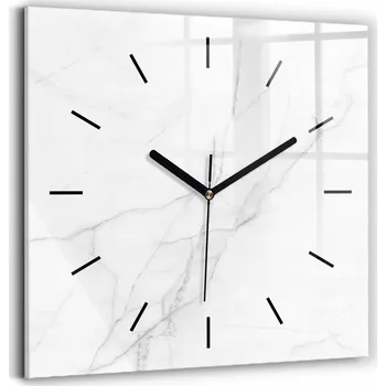 Hodiny Nástěnné hodiny Wallfluent bílé 30 cm