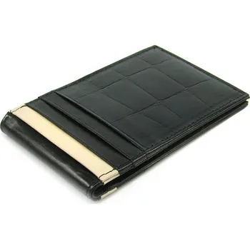 Obal na doklad Kožené pouzdro na karty černé