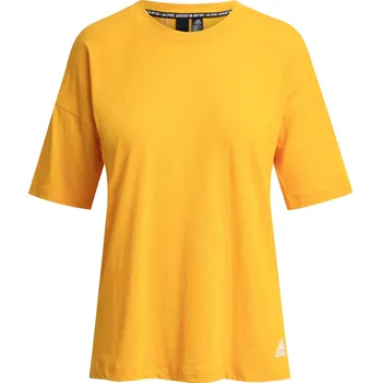 Dámské funkční tričko s krátkým rukávem adidas W MH 3S TEE žluté DX7968 - XS | UK 10,5 | US 11