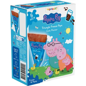 První čtění Peppa Pig Triangle Freeze Pops Cola 8x62ml