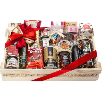 Dárkový potravinový koš Dárkový balíček na míru Dámský