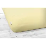 DARRÉ Jersey prostěradlo světle žluté na výšku matrace do 20 cm Velikost: 220 x 200