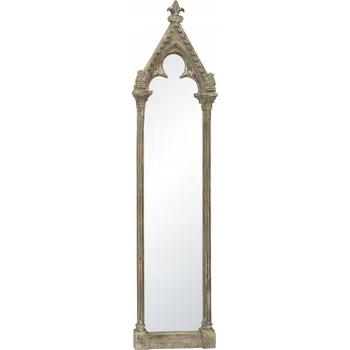 Zrcadlo Velké rustikální dekorativní starožitné zrcadlo v gotickém stylu