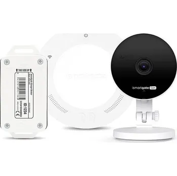 Kompletní kamerový systém Chytré dálkové ovládání bran iSmartGate Ultimate Light Kit s IP kamerou / 1920 x 1080 px / 2401 MHz / dosah až 15 m / bílá/černá