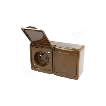 Elektrická zásuvka PD.3212BRGG/1