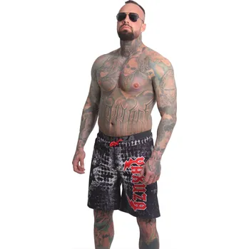 Pánské plavky Yakuza pánské plavky Horned Ahole Board 25045 black velikost: M