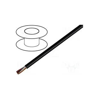 elektrický kabel LIYY-BK-4X0.50
