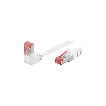 Síťový kabel LAN Patchcord Kabel CAT 6 S/FTP 1x90 BÍLÝ 1m