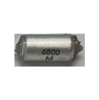 Kondenzátor 6n8/160V TGL5155, svitkový kondenzátor axiální