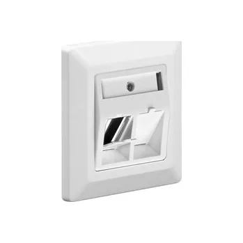 Elektrická zásuvka Keystone zapuštěná zásuvka pro DVA konektory