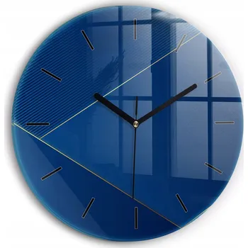 Hodiny Ozdobné nástěnné hodiny s krásnou grafikou Ozdobná abstrakce kulatý průměr 30 cm