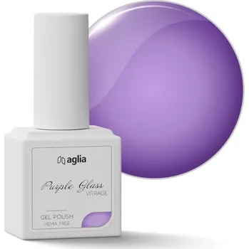 Lak na nehty PURPLE GLASS Vitrage barevný gel lak na nehty HEMA FREE