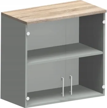 Knihovna Regál Odnowa 80 x 74,4 x 40 cm dub sonoma