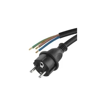 elektrický kabel Flexo šňůra guma/neopren 3x1,5mm2 10m černá EMOS S03210N
