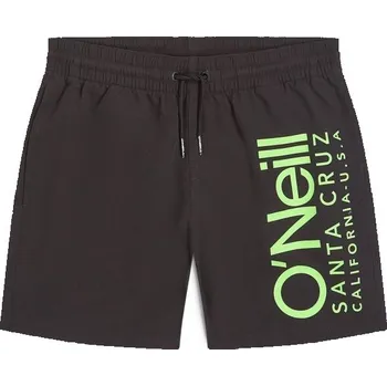 Chlapecké plavky Chlapecké plavecké šortky O'Neill ORIGINAL CALI 14 128 Černá, Reflexní neon