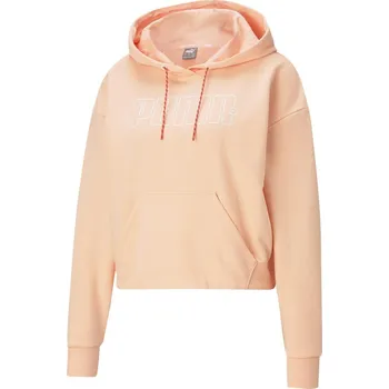 Dámská mikina Dámská mikina přes hlavu Puma REBEL HOODIE W oranžová 585799-26 - M | UK 6,5 | US 9