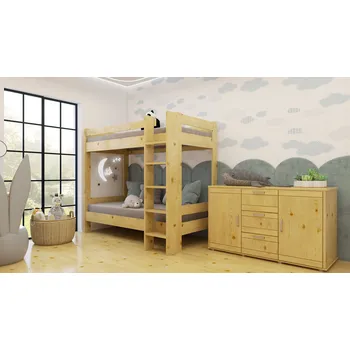Dětská postel Patrová postel ELIN 205 smrk 90×200