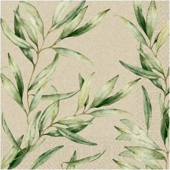 Papírový ubrousek Ubrousek 40 x 40 cm 3vrstvý Foliage (250&nbsp;ks)