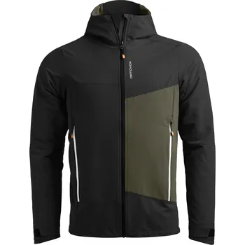 Pánská softshellová bunda Ortovox Seceda Softshell Jacket Men's Velikost: XL / Barva: black raven