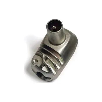 Elektrická zásuvka TV vidlice 75R úhlová PRO easy