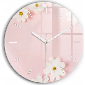 Hodiny Nástěnné hodiny Wallfluent růžové 60 cm