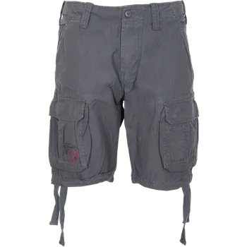 Surplus Kalhoty krátké Airborne Vintage Shorts antracitové XL