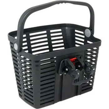 košík na kolo Bellelli koš plastový na řídítka KLICK FIX (černá)