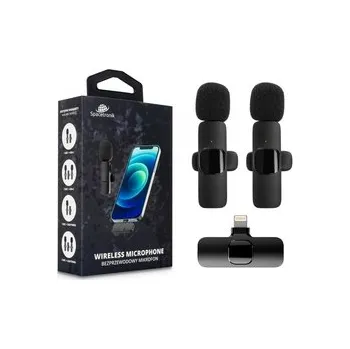 Mikrofon 2x bezdrátový mikrofon iPhone Lightning IOS