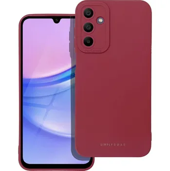 Pouzdro na mobilní telefon Zadní ochranný kryt ROAR case LUNA pro Samsung Galaxy A15 4G / A15 5G, červená