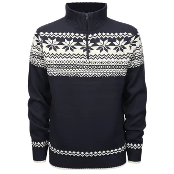 Pánská móda Pulovr Troyer Norweger navy XL [54/56]