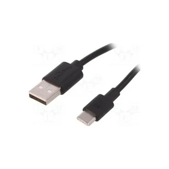 Datový kabel kabel USB A vidlice/USB C 2m černý