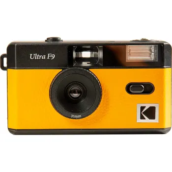 Analogový fotoaparát Kodak Ultra F9 35mm Film Camera Yellow (fotoaparát na kinofilm) + Baterie Kodak MAX Super AAA, 1ks/blistr