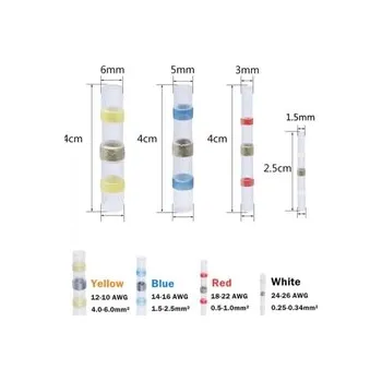 L828R smršťovací pájecí kabelová spojka s cínem