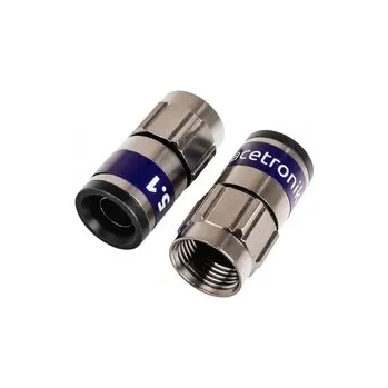 Anténní redukce Samostlačovací F zástrčka Spacetronik TV-FS01 1 ks