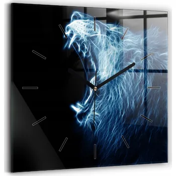 Hodiny Nástěnné hodiny Wallfluent černé 30 cm