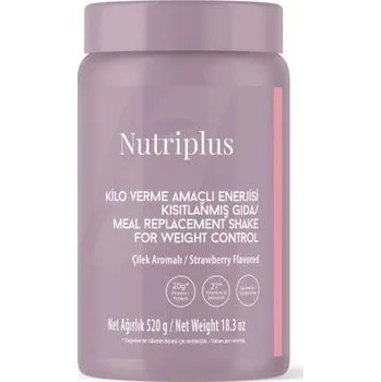 Nutriplus | Koktejl náhrada jídla s jahodovou příchutí 520 g