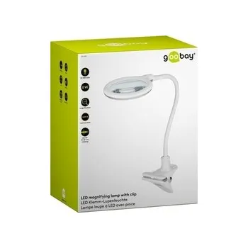 Stojací lampa Kosmetická lampa s lupou 30xLED 6W 480lm Goobay