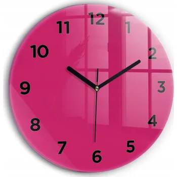 Hodiny Nástěnné hodiny Wallfluente růžové 30 cm