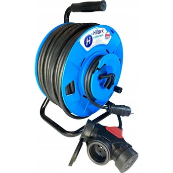 elektrický kabel Prodlužovací Kabel GUMOVÝ OW H05RR-F 3x2,5 35m T-ROZDĚLOVAČ, buben s navijákem