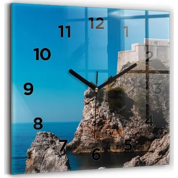 Hodiny Nástěnné hodiny modré 30 cm