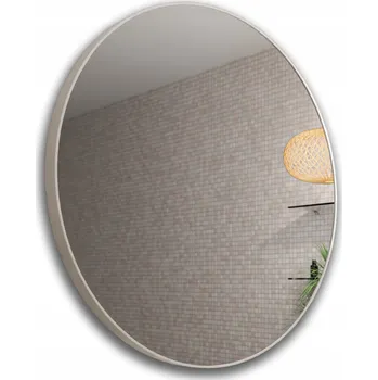 Zrcadlo Zrcadlo Loft 70 cm v Hliníkovém Bílém Rámu