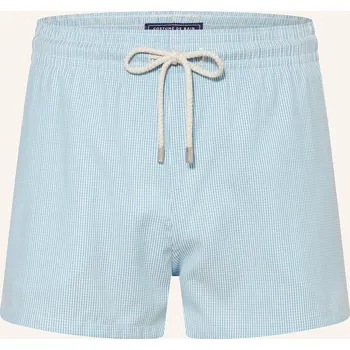 Pánské plavky Vilebrequin Pánské Koupací Šortky Milton, tyrkysová / bílá, 52/L